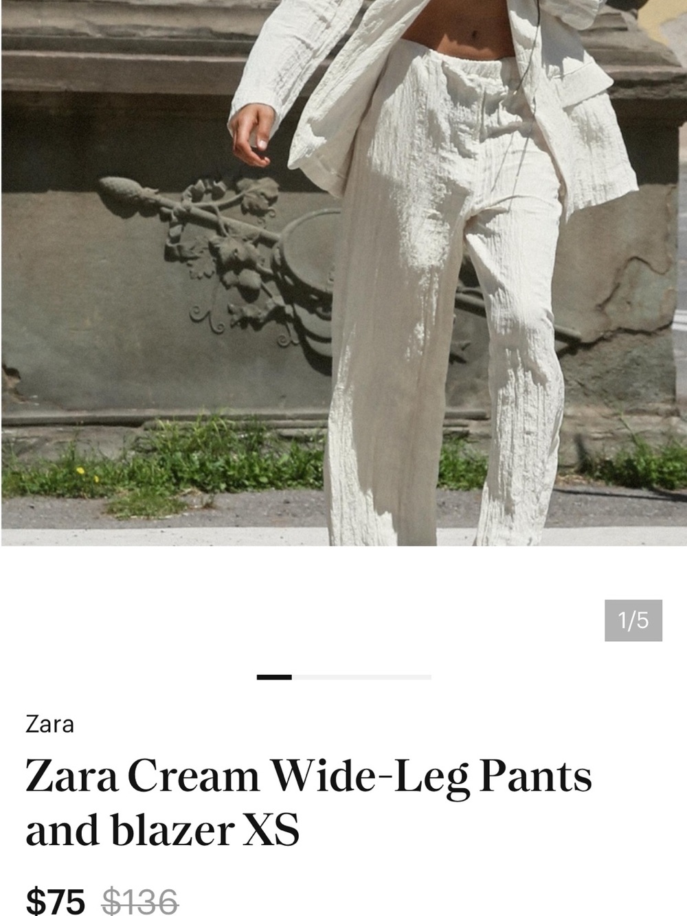 Zara lightweight pantsuits size small “nwt”